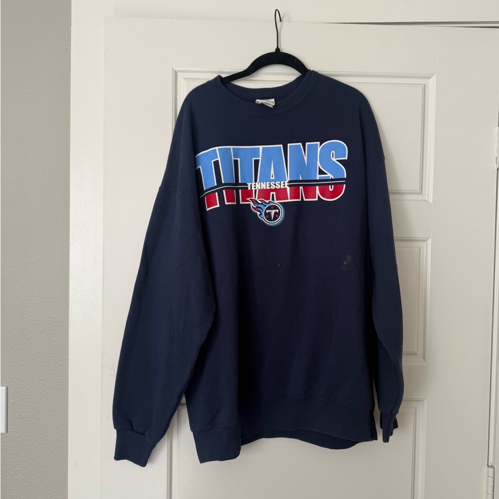 Tennessee Titans Navy Blue crewneck
